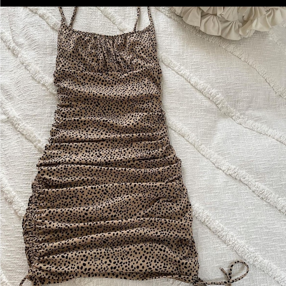 Cheetah print sun dress